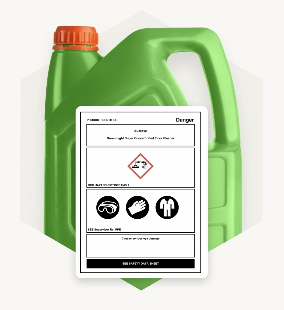 screenshot of MySDS SDS Management